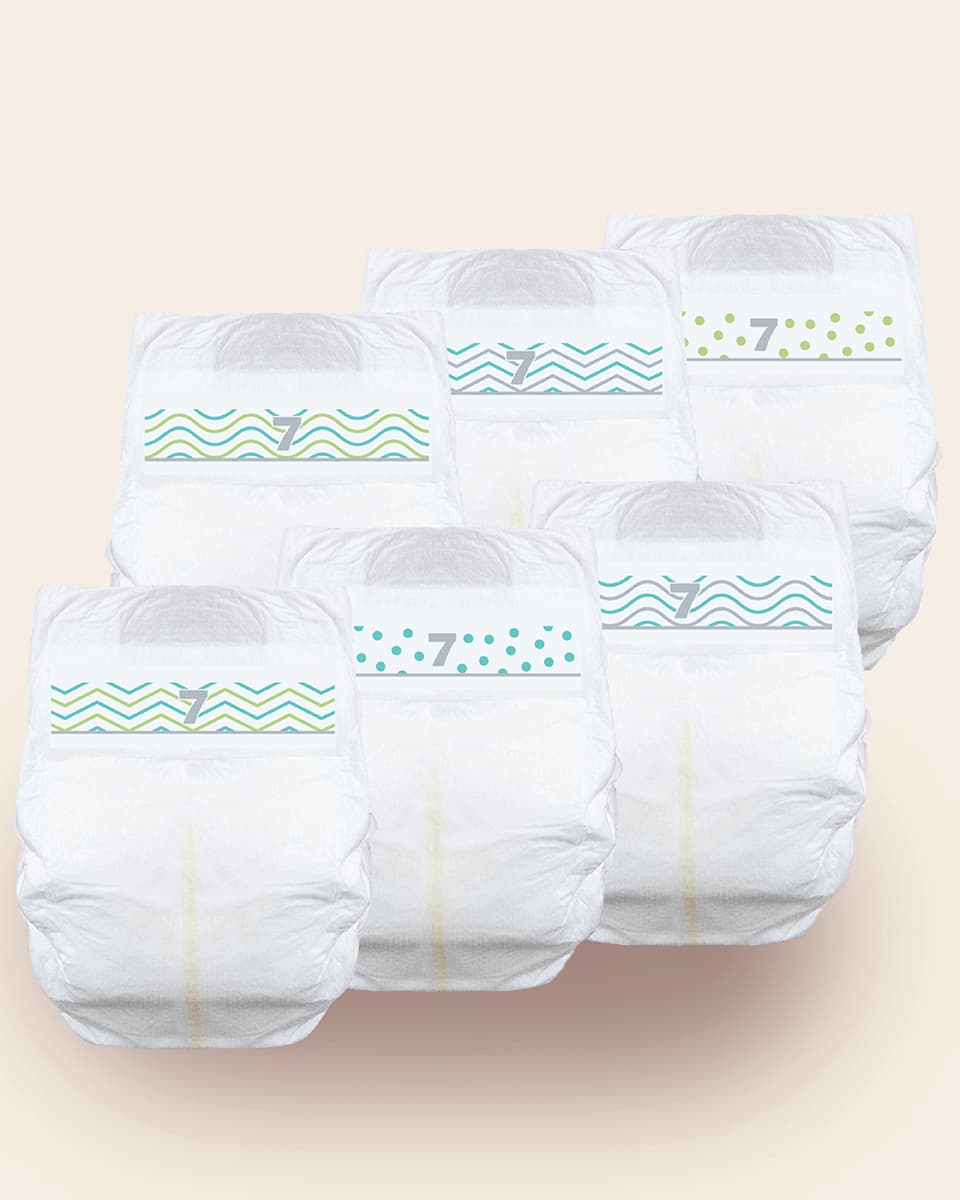 Size 7 diapers weight clearance